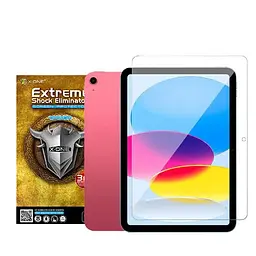 Захисна плівка iPad 10 2022 /iPad 11 2025 прозора, протиударна, 2.5D, 5H, Extreme Shock Eliminator, 3th Generation, X-One