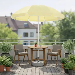 Парасолька садова Jumi Garden 240см бежевий - мініатюра 5