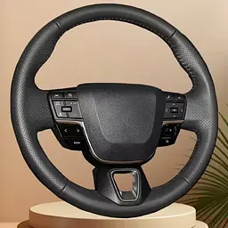 Чохол Обплетення Керма для Toyota Camry 2024-2025 Шкіра (Модельна Викрійка) №61