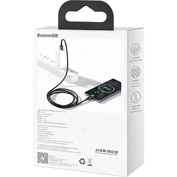 Кабель Baseus USB2.0AM-Type-C M, 2 м,(20V/3A), (66W) Superior Series Чорний (CATYS-A01) - мініатюра 4
