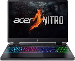 Ноутбук Acer Nitro 16 AN16-42 16' WQXGA IPS, AMD R9-8945HS, 32GB, F1TB, NVD4070-8, Lin, чорний (NH.QSLEU.001)