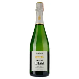 Шампанське Valentin Leflaive Champagne Extra Brut Blanc de Blancs CV AOC, біле, екстра брют, 0,75 л