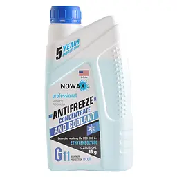 Антифриз Nowax Blue G11 концентрат синій 1 кг (NX01011) - мініатюра 2