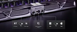 Клавіатура GravaStar Mercury V75 Pro 80keys Gateron Jade Gaming 8K USB-A RGB Iron Purple (GSV75PRO_PL) - мініатюра 15