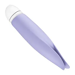 Вібратор з пелюстками Fun Factory VOLITA purple, компактний, дуже тихий, на батарейках - мініатюра 3