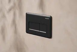 Кнопка змиву для інсталяції Hansgrohe iFrame Original Q матовий чорний 66001670 - мініатюра 2