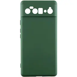Чохол TPU GETMAN Liquid Silk Full Camera для Motorola Edge 60 Fusion Зелений / Dark green