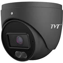 IP-відеокамера 4Mp TVT TD-9544S4L-A(D/PE/AW2) Black f=2.8mm, ІЧ+LED-підсвічування, з мікрофоном (77-00476)
