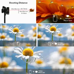 Макрооб'єктив для телефону Apexel 100mm Super Macro Lens (APL-HB100MM) [84338] - мініатюра 9