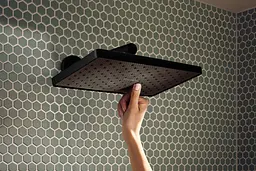 Верхній душ Hansgrohe Activera Q 290x180 1jet EcoSmart matt black 28738670 - мініатюра 5