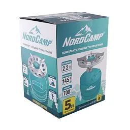 Газовий балон Nord Camp NC05500 з конфоркою 5 л - мініатюра 2
