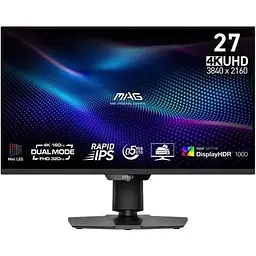 Монітор MSI 27" IPS Black 320Hz (MAG 274UPDF E16M)