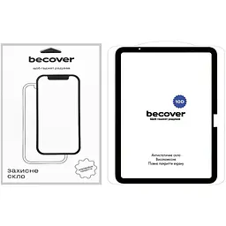 Скло захисне BeCover 10D Apple iPad Air 11" M2/M3 (2024/2025) Black (711675)