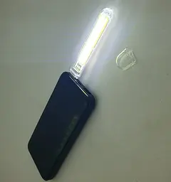USB підсвічування COB у вигляді флешки брелока для ноутбука повербанка LED лампа світильник 10х2см UKC 0509 - мініатюра 2