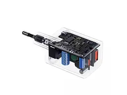Мережевий зарядний пристрій Baseus Super Si Pro Quick Charger 1USB + 1Type-C 30W CCSUPP-E02 White - мініатюра 9