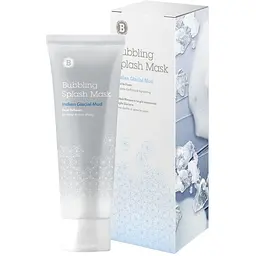Очищувальна пінка та грязьова маска 2в1 Blithe Bubbling Splash Mask Indian Glacial Mud 120 мл