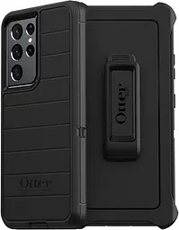 Чохол протиударний із кліпсою-підставкою OtterBox Defender Series 77-81253 для Samsung Galaxy S21 Ultra (6.8") Black