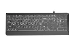 Клавіатура Slim, Black, USB, 5 мультимедійних гарячих клавіш Gembird teh0028278 - мініатюра 2