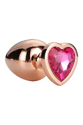 Анальна пробка Gleaming Love Gold Plug L 9.5 см (золотий) - мініатюра 3