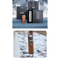 Термос Naturehike CNK230CF012 титановий 600 мл з чохлом - мініатюра 7