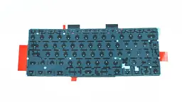 Клавіатура для ноутбука APPLE (MacBook Pro Retina: A1708 (2016-2017)) rus, black, SMALL Enter, підсвічування клавіш(оригінал)