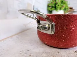 Каструля O.M.S. Collection 3112S-12 см 0.7 л Red - мініатюра 4