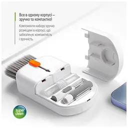 Універсальний чистячий набір ColorWay Cleaning Kit, Multifunctional, 10 in 1 (CW-1111) - мініатюра 9