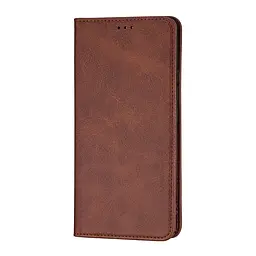 Чохол-книжка Premium Xiaomi Redmi Note 14 Pro 4G Dark Brown