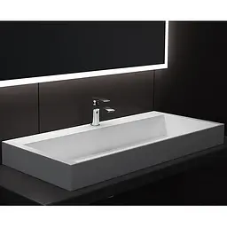 Умивальник Rea Goya 46x100 білий (REA-U8903) - мініатюра 5