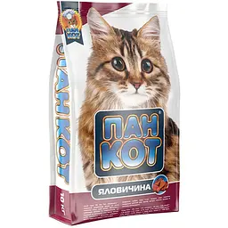 Сухий корм для кішок Пан Кот Яловичина 400 г (4820111140374)