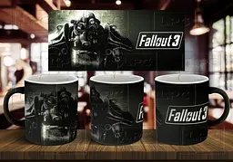 Чашка "Fallout 3" 330 мл Помаранчева