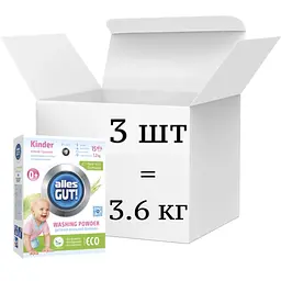 Пральний порошок Alles GUT! Eco Дитячий 3 х 1.2 кг (4820189880295)