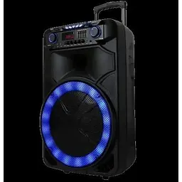 Портативна акустична система валіза Goldteller GT-6023 з функцією мікрофона USB/SD/FM/Bluetooth 80W чорна (GT-6023_5807) - мініатюра 2
