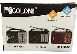 Радіоприймач GOLON RX-607 - мініатюра 2