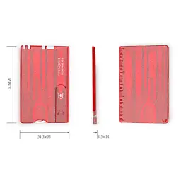 Ніж Victorinox SwissCard Transparent Red (0.7100.T) - мініатюра 7