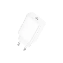 Зарядний пристрій BOROFONE BA21A USB-C PD 20 Вт білий (6941991111402)