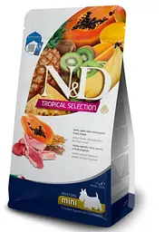 Сухий корм Farmina N&D Tropical Mini Lamb для собак дрібних порід з ягнятком та фруктами 5 кг (8010276042323)