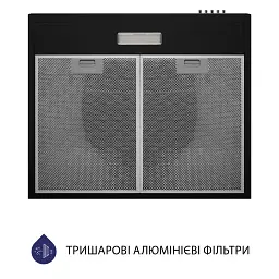 Витяжка плоска Minola HPL 613 BL - мініатюра 5