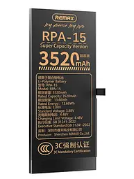 Акумулятор для Iphone 15 Remax 3520 mAh (RPA-15) - мініатюра 2