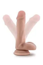 Фалоімітатор Dr. Skin+ Posable Shaft 6 Inch 15.2 см тілесний - мініатюра 4