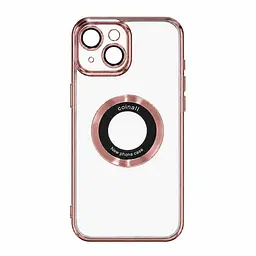 Магнітний чохол XON PhoneCase Magnetic для iPhone 14 Plus (PCMC1114200P 8208) Рожевий/Прозорий