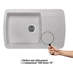 Кухонна мийка Lidz 770x490/200 STO-10 (LIDZSTO10770490200) - мініатюра 3