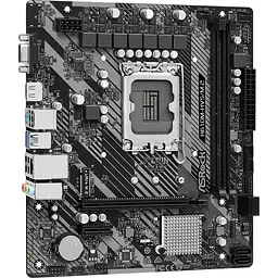 Материнська плата ASRock H610M-HVS/M.2 R2.0 (1700/H610, 2xDDR4, 1xPCIex16, HDMI/VGA, 4xSATAІІІ, M.2, GLan, 7.1ch, mATX) - мініатюра 2