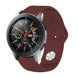 Силіконовий ремінець BeCover для Samsung Galaxy Watch 46mm/Watch 3 45mm/Gear S3 Classic/Gear S3 Frontier Dark-Red (706309) - мініатюра 4
