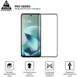 Захисне скло ArmorStandart Glass Pro для Motorola G57 Power 5G (ARM89663) [160636] - мініатюра 2