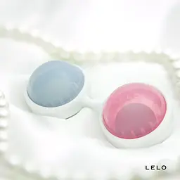 Набір вагінальних кульок Lelo Beads Mini, діаметр 2,9 см, змінне навантаження, 2 х 28 г і 2 х 37 г - мініатюра 5