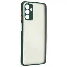 Чехол-накладка для Samsung Galaxy A13 5G (A136)/A04s (A047), Frosted Matte, зеленый, противоударный чехол с защитой всего корпуса, термополиуретан TPU + поликарбонат PC, ArmorStandart (ARM66706)