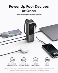 Зовнішній акумулятор Anker Laptop 25000mAh 165W (A1695H41) сірий - мініатюра 4