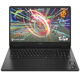 Ноутбук HP OMEN Gaming 17-db1013ua 17.3 FHD IPS,300n/Ryzen AI 9-365(5.0)/24Gb/SSD1Tb/RTX5060,8GB/DOS/Чорний (C9SB1EA)
