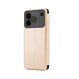 Чехол-книжка для ZTE Blade A76 4G, G-Case, золотой, кожаный чехол-книжка из экокожи (PU) и TPU, с магнитом, с подставкой и вместительным кардхолдером, противоударный, защита всего корпуса, ArmorStandart (ARM89032) - мініатюра 2